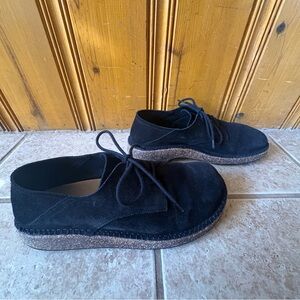 Birkenstock Men's Gary Suede Shoes Black Size EU 42, 9/9.5 US